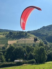 Tandem-Gleitschirm Swing Twin RS 2 Größe 41 Farbe Flame (Schwarz-Rot-Weiß)