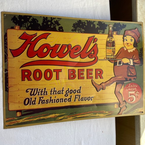 Howel root beer reklame - root,