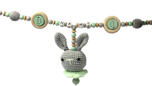 Kinderwagenkette mit namen - kinderwagenkette,