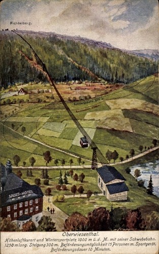 Künstler oberwiesenthal im - ak,