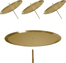 Adventskranz Kerzenhalter, 7.5cm Bronze Adventskerzenhalter Metall Kerzenleuchte