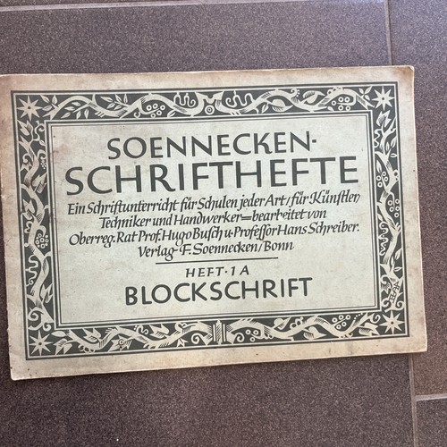 Soennecken schriftheft heft - schriftheft, 1a