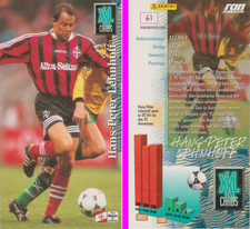 Panini XXL Card 1996 Nr. 61 Hans-Peter Lehnhoff Bayer 04 Leverkusen