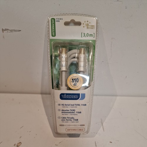 Cable koax kabel tv - 3m, koax-kabel