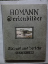 Sammelalbum HOMANN Serienbilder. Technik und Verkehr Serie 1-20.