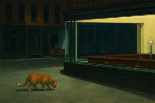 Edward hopper nachtschwärmer - edward,