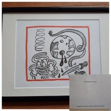 Keith Haring Planet Earth 01/20 Limited Edition 2500 Stück Lithographie auf Bütt