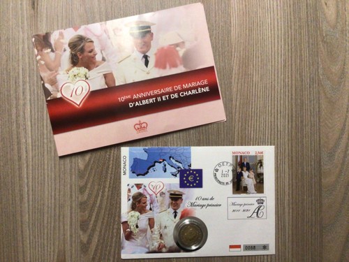 Monaco euro numisbrief - 2,