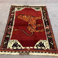 Gashgai Gabeh Orientteppich Perser Teppich Löwe Lion Top  ca. 140x108 cm NEU!