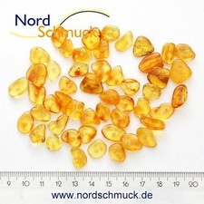 Natur Bernstein amber Paillette gebohrt zum auffädeln aufziehen basteln K200