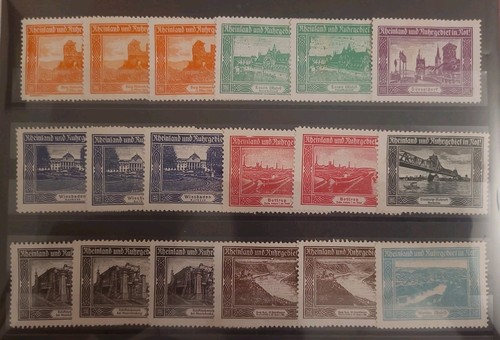 18x vignette rheinland und - 18x,