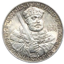 Kaiserreich Sachsen-Weimar-Eisenach 2 Mark 1908 Universität Jena