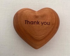 Holz-Stein Handschmeichler Finkbeiner Herz „Thank you“