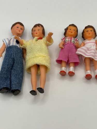 Puppenhaus figuren familie - puppenhaus, figuren,