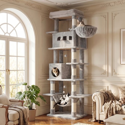 Katzenbaum grau großer - katzenbaum, grau,großer