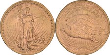 USA:20 Dollar 1922  Statue winz. Rs. vz/Stgl.