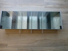 Ikea Wandregal verzinkte Glas Schmuck Foto Vitrine m. Einlageböden Setzkasten