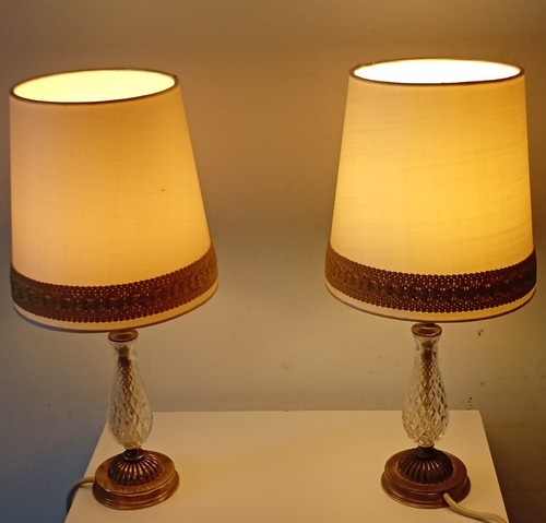 Tischlampen glasfuß mit - 2,