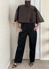 Chloé lack kurz braun cape - lack,