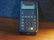 Braun Solar Taschenrechner 4
