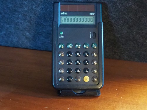 Braun solar taschenrechner - solar,