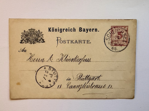 Koenigreich bayern ganzsachen - koenigreich,
