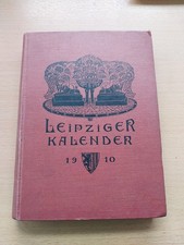 Leipziger kalender 1910 - kalender,