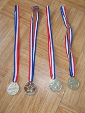 Medaillen silber Frankreich Verkleidung  gewinner sieger   1. Platz