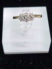 Bootsring 9 Kt Gold Diamant