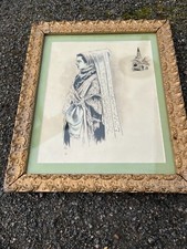 Alte gerahmte Illustration -