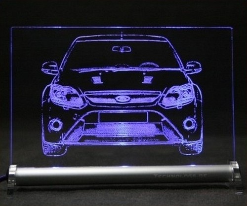 Ford focus als autogravur - ford,