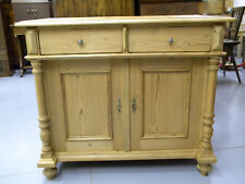 c.1880 SÄULEN SCHRÄNKCHEN ANRICHTE KOMMODE Gründerzeit Weichholz Halbschrank