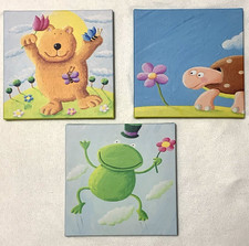 3 süße Leinwand Bilder