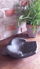 Schale Stein Gebende Hände