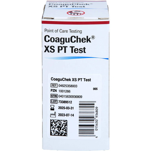 Coaguchek test 24st - coaguchek, xs