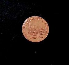Kupferpfennig 1985 150 Jahre Deutsche Eisenbahn Ruhr 1840
