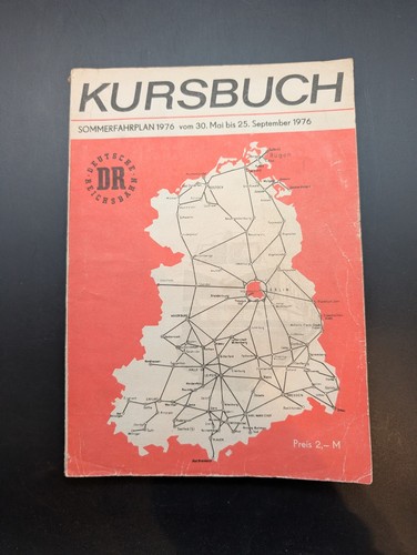 Kursbuch reichsbahn 1976 - reichsbahn,