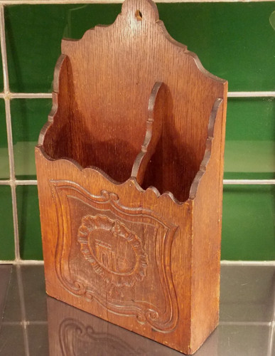 Antik wand behälter box holz - behälter,