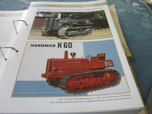 Traktoren datenblatt hanomag - datenblatt,