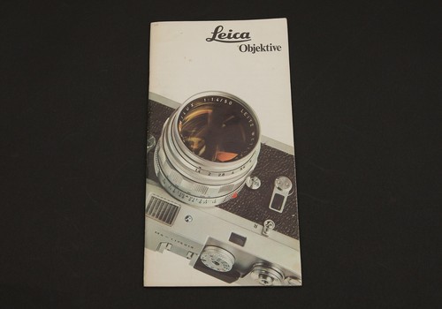 Leica leitz originalprospekt - leica,