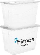 2er Set Aufbewahrungsboxen 80