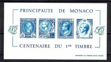 Monaco block blatt yvert - blatt,