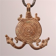 14003 Ritual Anhänger der Gan Kult Schlange Snake Burkina faso