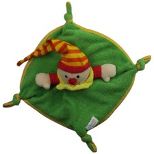 Simba Simba Baby, bunter Clown Schmusetuch 25x24cm Gebraucht Clown