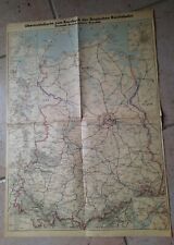 Übersichtskarte zu Kursbuch