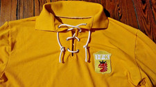 FUSSBALL WM 1958 - Vintage ARGENTINIEN gelbes TRIKOT Malmö Replica alle...