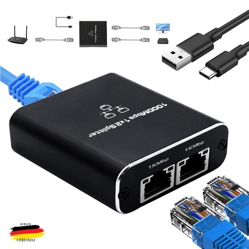 Lan splitter auf gigabit - auf,