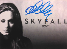 Adele orig. Autogramm  13x18  James Bond 007 Skyfall