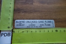 Alter Aufkleber Tankstelle Additive Motorenöle Tankdeckel Oldtimer Bleifrei