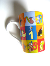 STEINBECK Tasse -  ABC Buchstaben - Kindertasse - Alphabet - wie neu !
